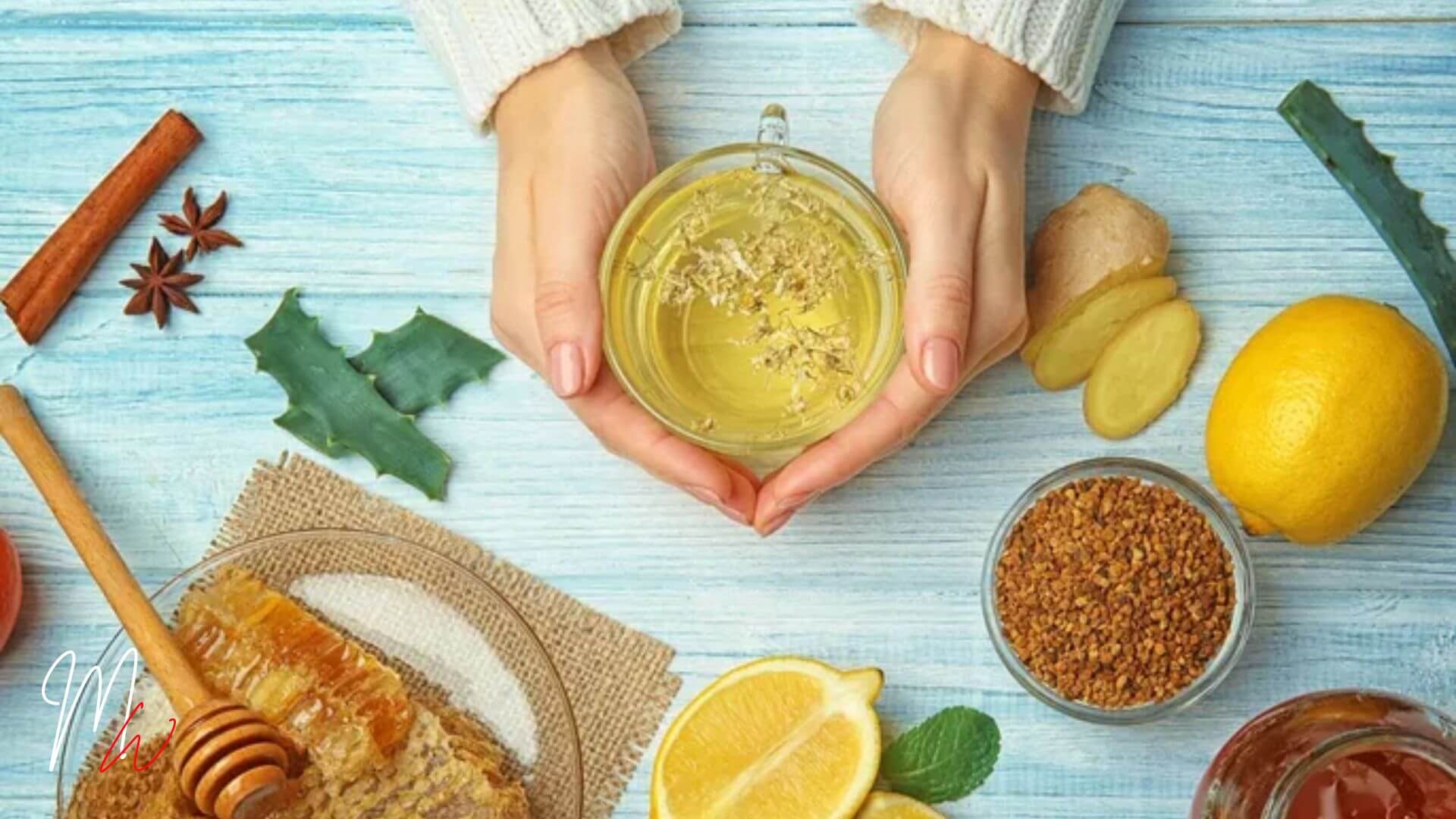 Mejorarse de la gripe con jugos